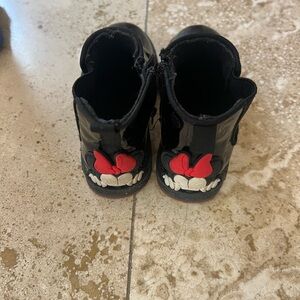 Zara Glossy Black toddler Boots